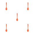 thumbnail image 2 of ZheElen Silicone Spoon Universal Heat-resistant Utensils Rice Spoon Cooking Tools Easy to Clean Cooking Spoons Kitchen Tool 5Set, 2 of 6
