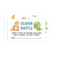 thumbnail image 4 of Inkdotpot 30Baby ShowerDiaper Raffle Ticket Lottery Insert Cards Supplies Games For Baby Shower Party Dinosaur Jungle Animals Bring A Pack Of Diapers To Win Favors Gifts And Prizes, 4 of 5