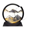 thumbnail image 3 of DOLITY Moving Sands Art Picture 3D Dynamic Deep Sea 7in Black White Gold, 3 of 4