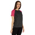 thumbnail image 2 of Inkmeso Womens Raglan Short Sleeve T-Shirt Regular Fit Casual Solid Basic Tee T-Shirts, 2 of 7