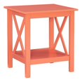 thumbnail image 1 of Linon Table d'Appoint en Bois Dalton, Corail Orange, 1 of 13