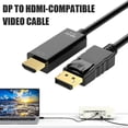 thumbnail image 4 of Display Port to HDMI Cable DP Adapter Converter Audio Video PC HDTV 1080P nice, 4 of 8