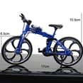 thumbnail image 2 of Miniature Mountain Bike Foldable 1:10 Bicycle Model Finger Bike Toy for Desktop, 2 of 10