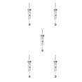 thumbnail image 2 of mmirethe Multiple Styles And Colors Wind Chimes For Wide Application Unique Style Wind Chime Pendant gray锛坮oundwood锛?5Set, 2 of 6