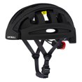 thumbnail image 2 of Foldable Urban Cycling Helmet with Magnetic Buckle - 18 Vents, Red LED Rear Light, Removable Washable Pads for Bike, E-Scooter, Balance Bike - PC & EPS In-Mold Construction, Head Circumference, 2 of 7