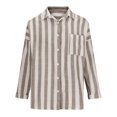 thumbnail image 3 of Xihbxyly Hauts Grande Taille pour Femmes Manches 3/4 Mode Décontractée Imprimé Manches Courtes Col Rond Blouses Chemises Offres Hebdomadaires, 3 of 7