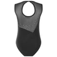 thumbnail image 2 of Choomomo Kid Girls Shiny Rhinestone Athletic Dance Gymnastics Leotards One Piece Ballet Dance Bodysuit Royalblue 16, 2 of 5
