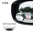 thumbnail image 1 of 2 Pcs Miroir à Angle Mort Réglable à 360 Degrés, Miroir à Angle Mort Rond de 2 Pouces en Verre HD Convexe pour Voiture pour Stationnement, Rétroviseur, 1 of 10