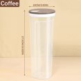 thumbnail image 2 of Dry Food Storage Container Pasta Jar Kitchen Pantry Organization Large Capacity Transparent Lid Easy Grip for Grains Cereals Snacks 1 Count, 2 of 2