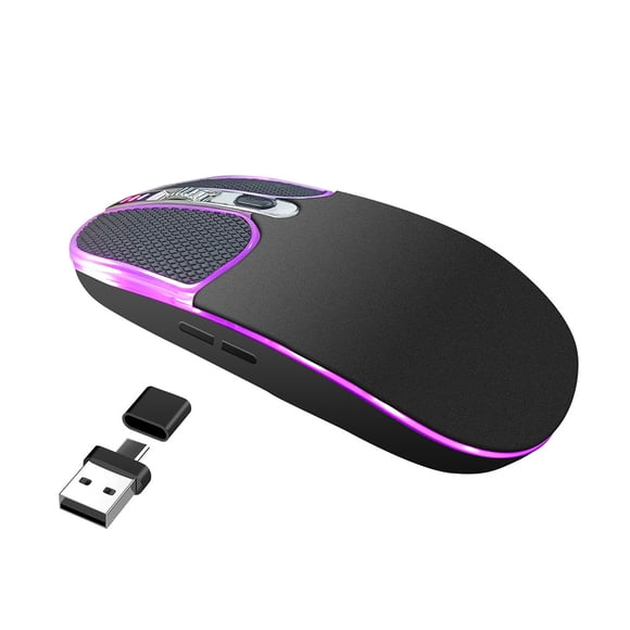 Goriertaly ABS Silent Wireless Mouse Compact And Portable Sturdy And Durable Wireless And Silent Silent Mouse black