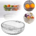 thumbnail image 1 of Cqxid Food Storage Snack Bowl | Snack Containers | Fruit Plate Living Room Snacks Organizer Double Layer Snack & Fruit Bowl Snacks Food Holder Phone Stand Nut & Snacks Dish For Home Use, 1 of 9