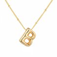 thumbnail image 1 of LYMAYTER Collier Pendentif Initial pour Femmes - Lettre Ballon, Ajustable-Cyclable, 1 of 7