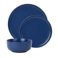 thumbnail image 3 of Mainstays Alessandra Matte Blue 12Piece Stoneware Dinnerware Set  (Service for 4), 3 of 11