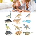 thumbnail image 4 of 12 Pcs Figurines d'Animaux Réalistes avec Lingette. Parfaites pour Figurines pour Collection Fournitures de Fête Petit Dinosaure, 4 of 9