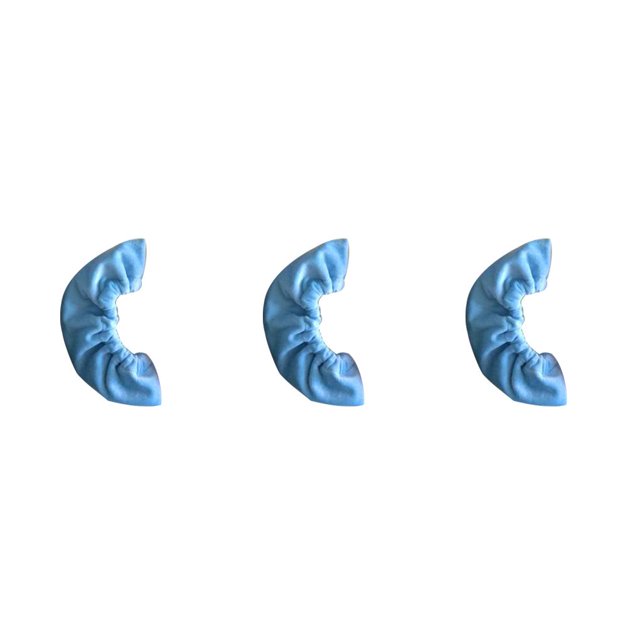 relayinert Lot de 2 Housses de Patins à Glace Élastiques Protège-Chaussures à Roulettes Unisexe Réutilisables Lavables Portatives Protection de Patinage Fournitures Bleu Clair 3Ensemble