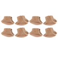thumbnail image 3 of Gel Socks, Prevent Foot Rubbing Stretchy Toeless Comfortable Moisturizing Heel Socks  For Foot Treatment Care White,Skin Color, 3 of 8