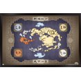thumbnail image 1 of Avatar: The Last Airbender - Map Wall Poster, 22.375" x 34" Framed, 1 of 4