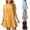 Black, variant on Gspmoly Casual Dresses for Women, Women'S Summer Loose Fits Dress Cotton Linen Round Neck Short Sleeve Dress Work Dresses for Women Weekly Deals