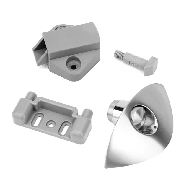 Gorgeri Handle Lock, Half-Moon Push Button Latch Furniture Handle Cupboard Cabinet Door Lock