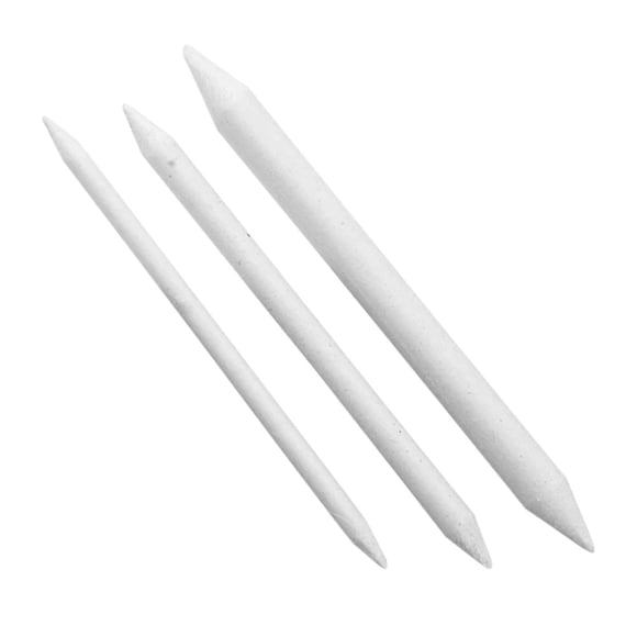 AMERTEER 3pcs Sketch Pastel Blending Smudge Stump Stick Art Sketch Paper Tortillion Tool Pen Drawing Supplies For Drawing Blenders Charcoal Sketch Tools