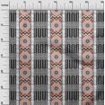 thumbnail image 3 of oneOone Polyester Spandex Orange Fabric Asian Ikat Sewing Craft Projects Fabric Prints by Yard 56 Inch Wide, 3 of 4