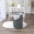 thumbnail image 4 of Toy Organizer Basket Space-saving Wear-resistant Useful Rhombus Pattern Toy Quilts Clothes Storage Basket, 4 of 5