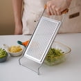 thumbnail image 4 of Dvkptbk stainless steel grater Stainless Steel Foldable Double Sided Grater Multi Functional Household Grater for Potatoes and Cheese Kitchen Tool, 4 of 6
