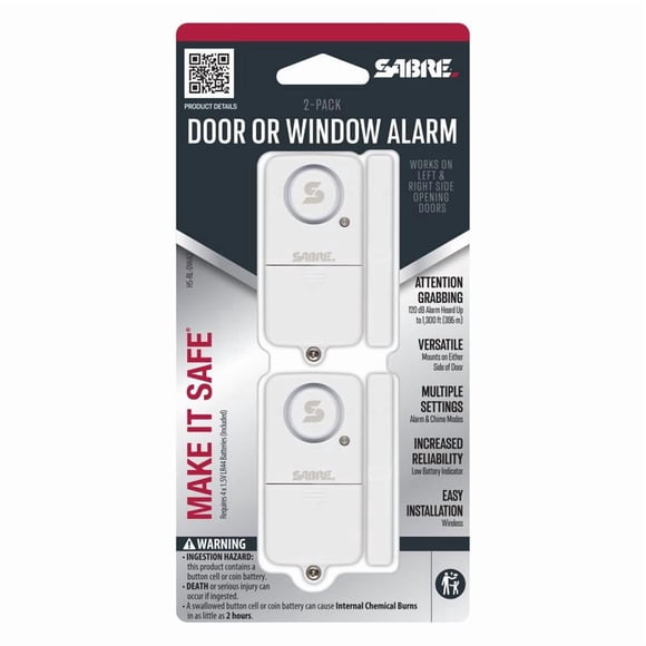 Alarme de Porte Bleue INDR WH (Lot de 1)