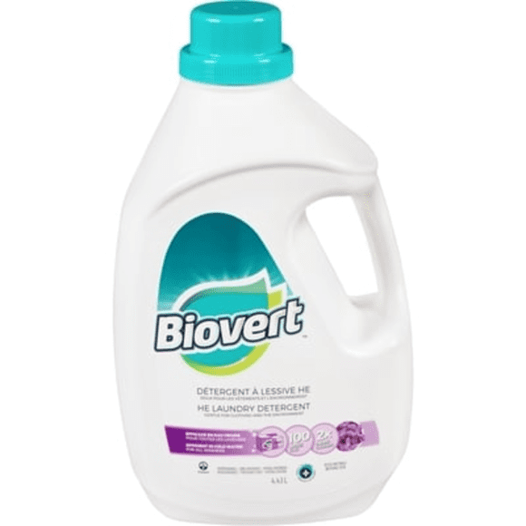 Biovert Détergent à Lessive Haute Efficacité Parfum Rosée du Matin