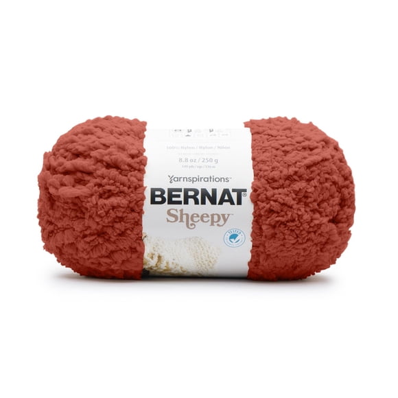 Bernat® Sheepy™ Yarn, Nylon #6 Super Bulky, 8.8oz/250g, 149 Yards