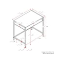 thumbnail image 2 of CorLiving Auston Wood Grain Desk, 2 of 8