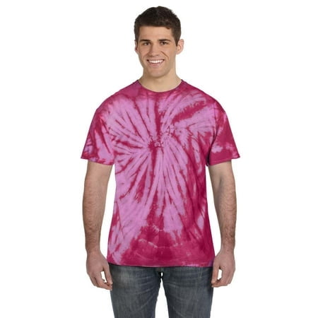 Tie-Dye Adult 5.4 oz., 100% Cotton Tie-Dyed T-Shirt - Spider