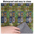 thumbnail image 4 of Boho Elastic Fitted Tablecloth, Flowers Rectangle Table Cover, Waterproof Table Cloth for Outdoor Picnic Camping Parties, 24x48 Inch, 4 of 5