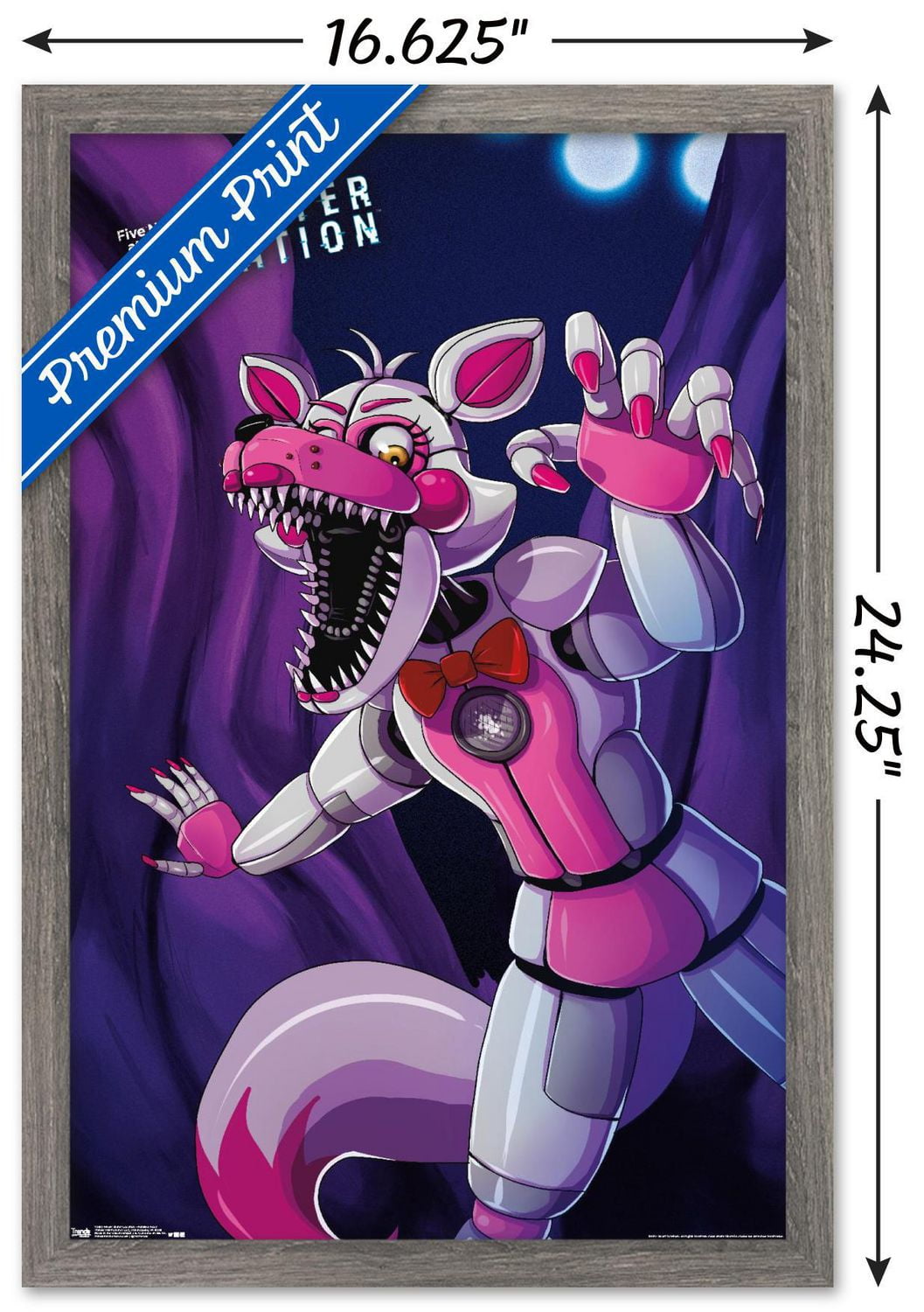 Five Nights at Freddy's: Sister Location - Funtime Foxy Wall Poster