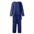 thumbnail image 3 of Womens Plus Size Pants Womens Plus Size Evening Dress Lace Embroidery Temperament Fit Pantstwo Piece Set Plus Size Dress Pants Plus Size Womens Pants Womens Plus Size Dress Pants, 3 of 4