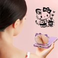 thumbnail image 3 of Hello Kitty Electroplated Plating Frame Phone Case For iPhone 11 12 13 14 Pro Max Mini XR XS X 8 7 6 6S Plus SE 2020 Back Cover LXY, 3 of 7