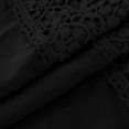thumbnail image 4 of Pisexur Robe Sans Manches à Col en V pour Femme Mode Été Décontractée Robe Sans Manches à Col en V à Bretelles en Dentelle Robe Unie Robe pour Femme, 4 of 8