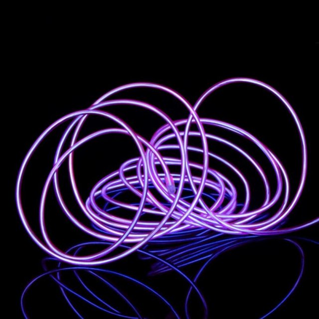 Neon Lights EL Wire Kit Portable Parties Halloween Blacklight RunRope Tube Waterproof EL Wire LED Strip 3m 5m