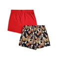 thumbnail image 1 of Fox and Badger Knit Sleep 2 Pack Short - Adults, 1 of 2