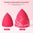 thumbnail image 3 of CUITING 8pcs Makeup Sponge Set Professional Blender Sponge Soft Concealer Sponge Facial Makeup Tools for Foundation Liquid Powder  for Birthday Party Mother‘s Day(Pink&Rose Red), 3 of 4