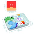 thumbnail image 4 of Dinosaur Learning Card Game Creative Animal Matching Card Matching Shape Puzzle, 4 of 10