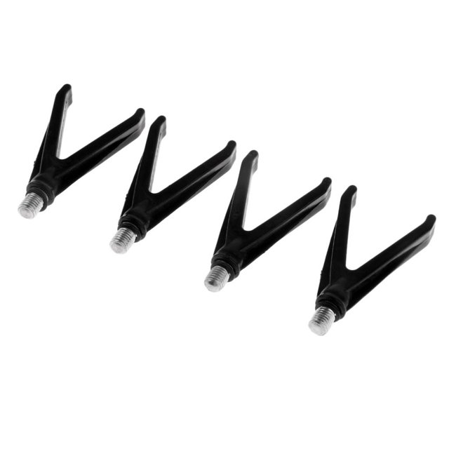 koolsoo 4pcs Porte-Tige de Gros Calibre V Tête ing Repose-Tige UK M3 / 8 Thread