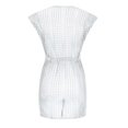 thumbnail image 3 of Aguichant Sorties de Plage for Maillots de Bain Femmes Mode Col Rond Manches Courtes Ample Ajouré Blouse de Maillot de Bain de Plage Sorties de Plage sur Clearance, 3 of 5