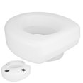 thumbnail image 4 of Raised Toilet , White Sturdy Toilet  Riser Handicap Toilet  Safe Portable Commode   for Disabled for Bathroom for Elderly, 4 of 7