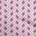 thumbnail image 1 of oneOone Cotton Flex Pink Salmon Fabric Floral Craft Projects Decor Fabric Printed By The Yard 40 Inch Wide, 1 of 5