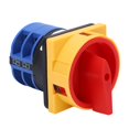 thumbnail image 4 of Changeover Switch, 2 Positions Flame Retardant Silver Contact AC240V AC440V Cam Selector Latching Switch  For Industrial, 4 of 8
