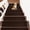 Brown #3, variant on Lisbinx Non Slip Stair Treads Rug | Indoor Stair Mats 8x30in | Self Adhesive Slip Resistant Runner | Washable Carpet for Pet Elders | Polyester | 1 Pack | Cut to Fits | Easy Clean