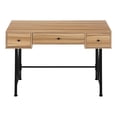 thumbnail image 4 of Monarch Specialties Computer Desk, Home Office, Laptop, Storage Drawers, 48"l, Work, Metal, Laminate, Brown, Black, Transitional, 4 of 9
