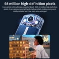 thumbnail image 2 of MUOXUEQN Flip Selfie Camera, 64MP Digital Camera with 3.5" Touchscreen, Dual-Color Fill Light, Bluetooth Remote, WiFi, Student Vlog Camera,, 2 of 8