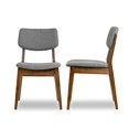 thumbnail image 4 of Ashcroft Mid Century Modern Abel Dining Chair, Gray (Set of 2), 4 of 5